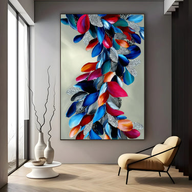 Quadro Stampa su Tela Energia Verticale - CupidoDesign