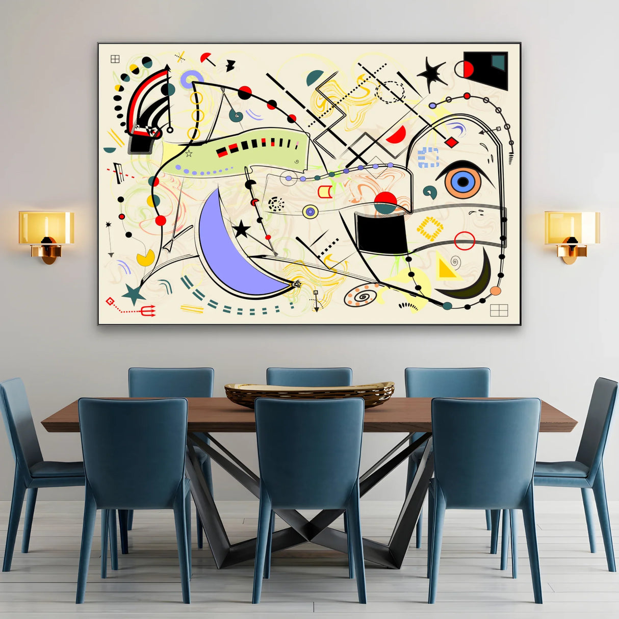 Quadro Stampa su Tela Equilibrio Cosmico - CupidoDesign