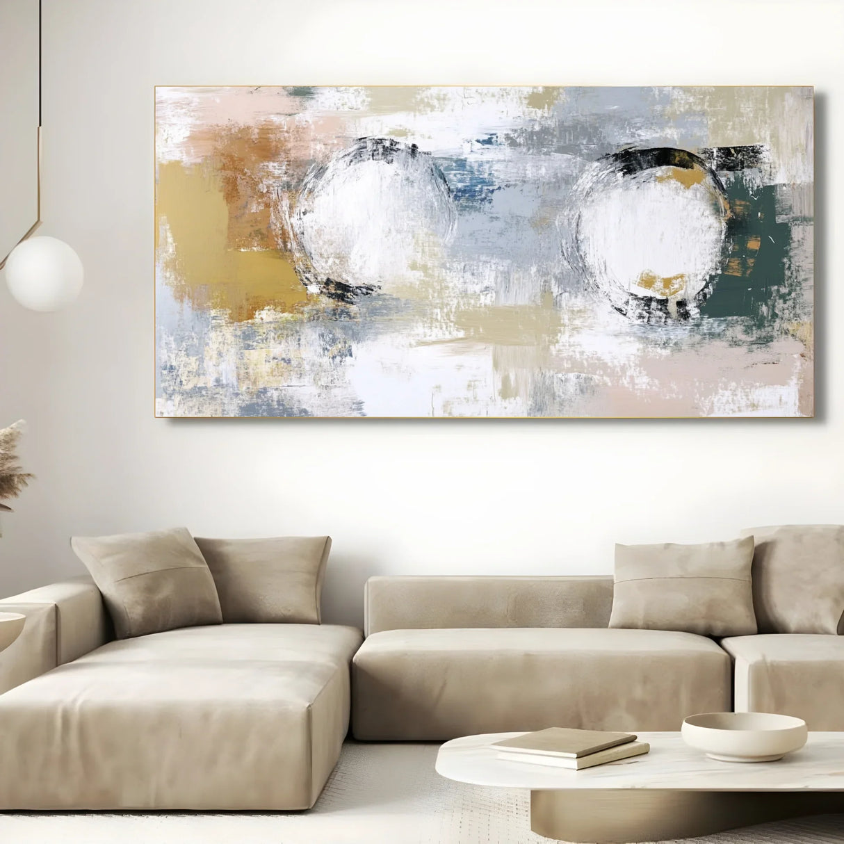 Quadro Stampa su Tela Equilibrio Tondo - CupidoDesign