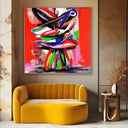 Quadro Stampa su Tela Esplosione Viva - CupidoDesign