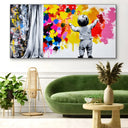 Quadro Stampa su Tela Esplosione Viva - CupidoDesign