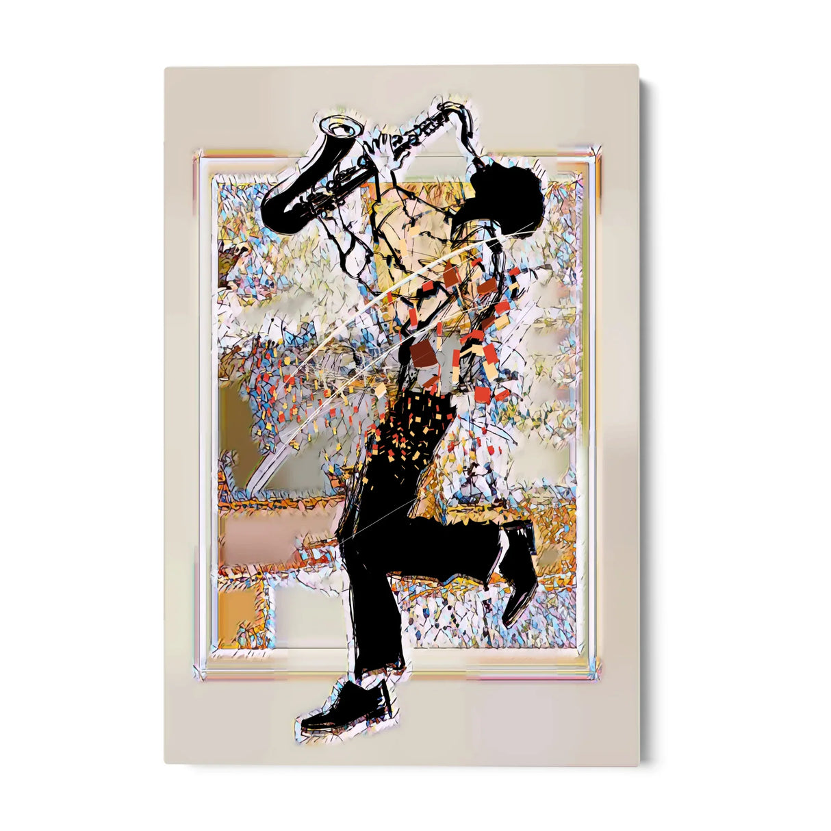 Quadro Stampa su Tela Esplosione di Note - CupidoDesign