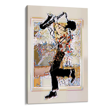 Quadro Stampa su Tela Esplosione di Note - CupidoDesign