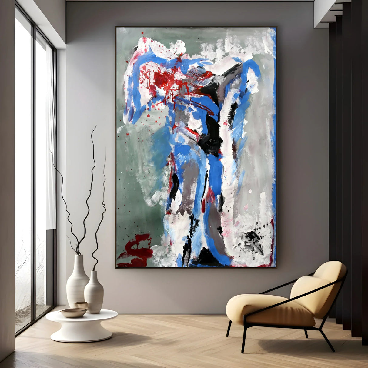 Quadro Stampa su Tela Esplosione di Silenzio - CupidoDesign