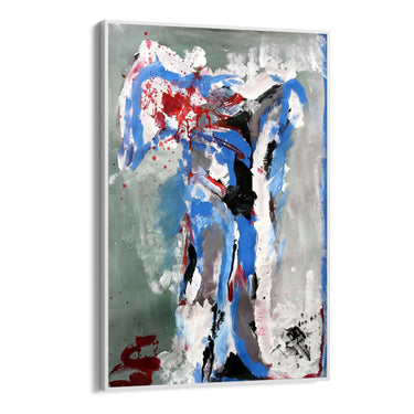 Quadro Stampa su Tela Esplosione di Silenzio - CupidoDesign