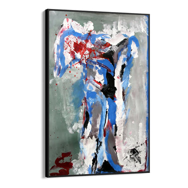 Quadro Stampa su Tela Esplosione di Silenzio - CupidoDesign