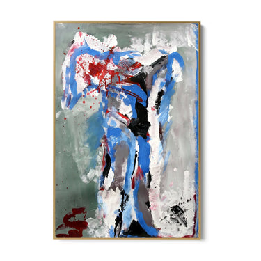 Quadro Stampa su Tela Esplosione di Silenzio - CupidoDesign