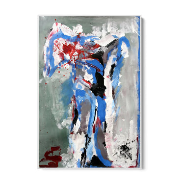 Quadro Stampa su Tela Esplosione di Silenzio - CupidoDesign