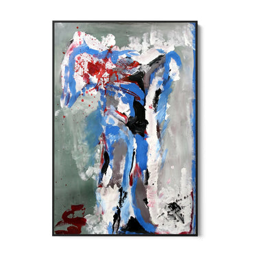 Quadro Stampa su Tela Esplosione di Silenzio - CupidoDesign