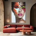 Quadro Stampa su Tela Espressione Dipinta - CupidoDesign