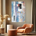 Quadro Stampa su Tela Essenza Blu - CupidoDesign