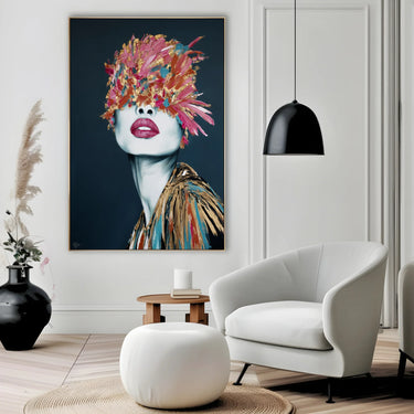 Quadro Stampa su Tela Eterea in Fiore - CupidoDesign