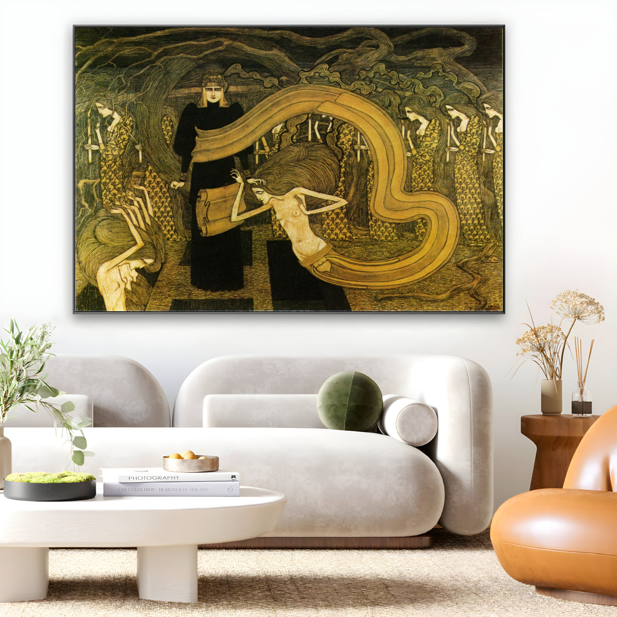 Quadro Stampa su Tela Fatalità, Jan Toorop - CupidoDesign