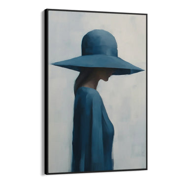 Quadro Stampa su Tela Femminilità Celeste - CupidoDesign