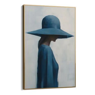 Quadro Stampa su Tela Femminilità Celeste - CupidoDesign