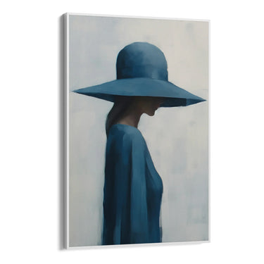 Quadro Stampa su Tela Femminilità Celeste - CupidoDesign