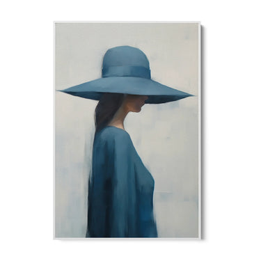 Quadro Stampa su Tela Femminilità Celeste - CupidoDesign