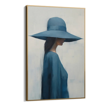 Quadro Stampa su Tela Femminilità Celeste - CupidoDesign