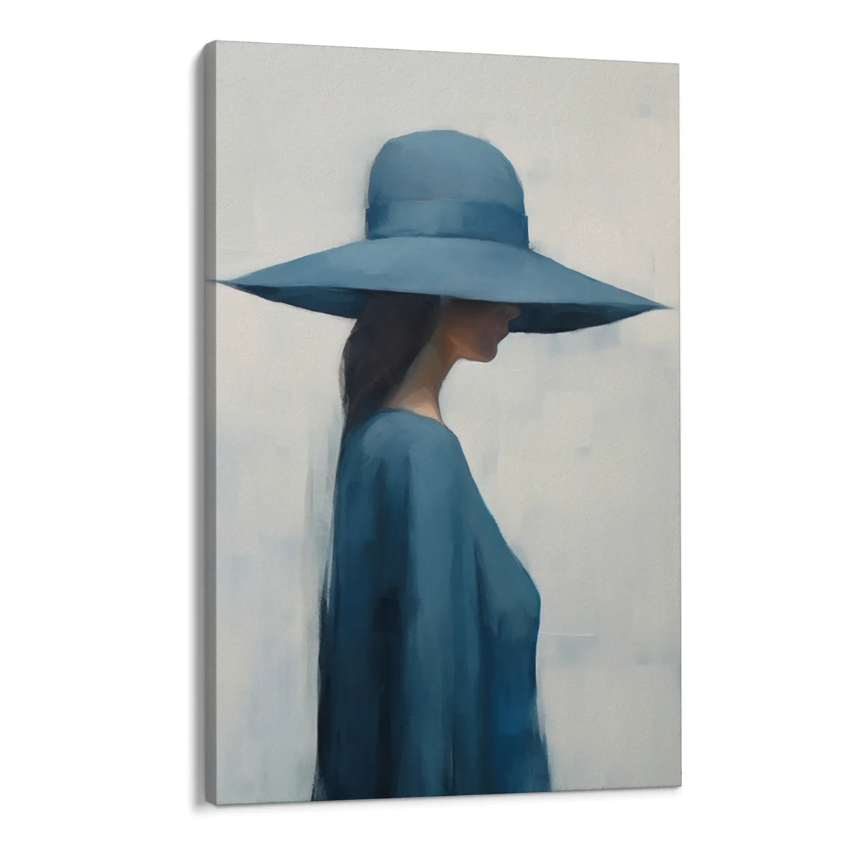 Quadro Stampa su Tela Femminilità Celeste - CupidoDesign
