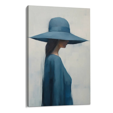 Quadro Stampa su Tela Femminilità Celeste - CupidoDesign