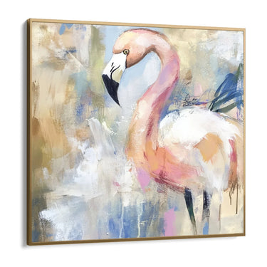 Quadro Stampa su Tela Fenicottero Sognante - CupidoDesign