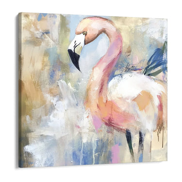Quadro Stampa su Tela Fenicottero Sognante - CupidoDesign