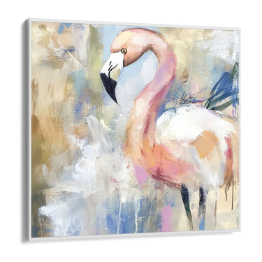 Quadro Stampa su Tela Fenicottero Sognante - CupidoDesign