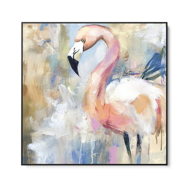 Quadro Stampa su Tela Fenicottero Sognante - CupidoDesign