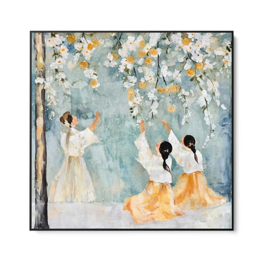 Quadro Stampa su Tela Festa dei Petali - CupidoDesign