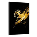Quadro Stampa su Tela Fiamma Dorata - CupidoDesign