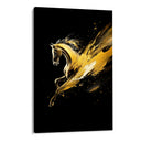 Quadro Stampa su Tela Fiamma Dorata - CupidoDesign