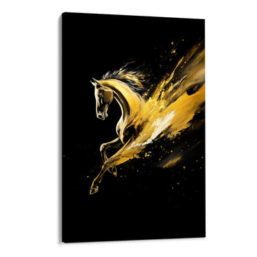 Quadro Stampa su Tela Fiamma Dorata - CupidoDesign