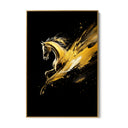 Quadro Stampa su Tela Fiamma Dorata - CupidoDesign