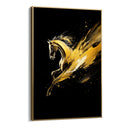 Quadro Stampa su Tela Fiamma Dorata - CupidoDesign