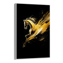 Quadro Stampa su Tela Fiamma Dorata - CupidoDesign