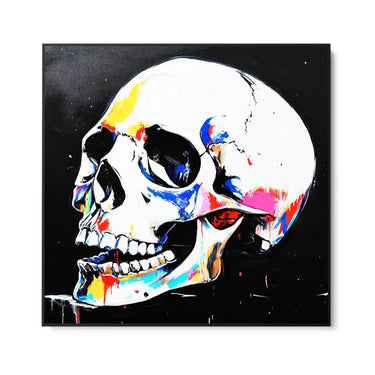 Quadro Stampa su Tela Fiamma Nera - CupidoDesign