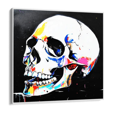 Quadro Stampa su Tela Fiamma Nera - CupidoDesign