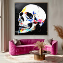 Quadro Stampa su Tela Fiamma Nera - CupidoDesign