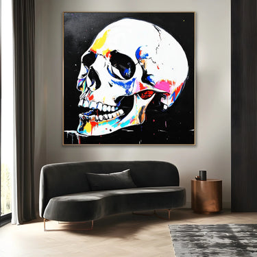 Quadro Stampa su Tela Fiamma Nera - CupidoDesign