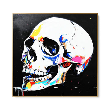 Quadro Stampa su Tela Fiamma Nera - CupidoDesign