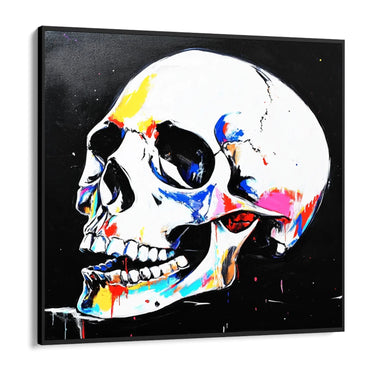 Quadro Stampa su Tela Fiamma Nera - CupidoDesign