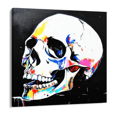 Quadro Stampa su Tela Fiamma Nera - CupidoDesign