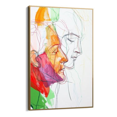 Quadro Stampa su Tela Fiamma Umana - CupidoDesign