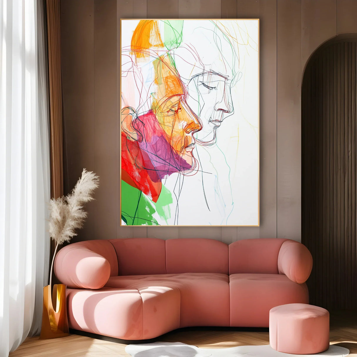 Quadro Stampa su Tela Fiamma Umana - CupidoDesign