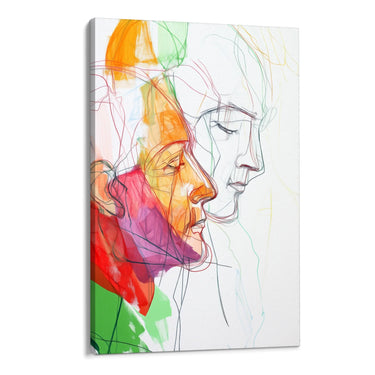 Quadro Stampa su Tela Fiamma Umana - CupidoDesign