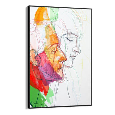 Quadro Stampa su Tela Fiamma Umana - CupidoDesign