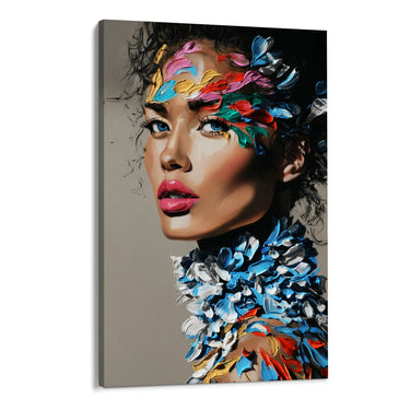 Quadro Stampa su Tela Fiamme Pastello - CupidoDesign