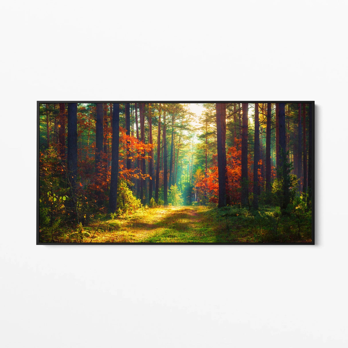 Quadro Stampa su Tela Fiamme di Foglie - CupidoDesign
