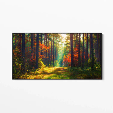 Quadro Stampa su Tela Fiamme di Foglie - CupidoDesign