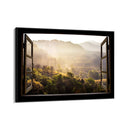 Quadro Stampa su Tela Finestra sulla quiete – Chiangmai, Tailandia - CupidoDesign